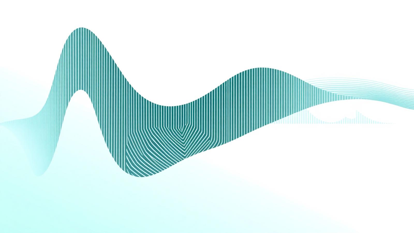 Audio waveform transforming into structured medical notes